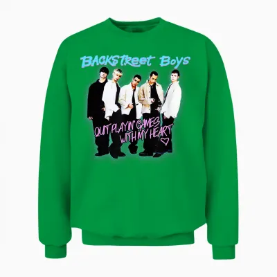 Backstreet Boys – Quit Playing Games Watercolor Unisex Sweatshirt - Irish Green