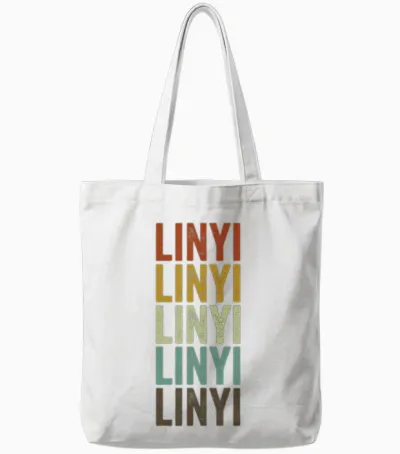 Linyi China Retro Vintage Tote Bags - White