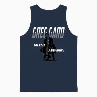 Greg Gard Silent Assassin Unisex Tank Top - Navy