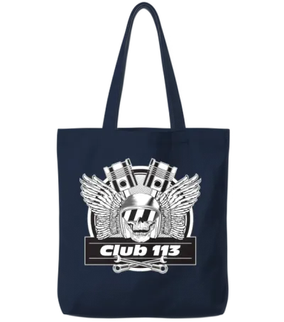 Club 113 Logo Tote Bags - Navy