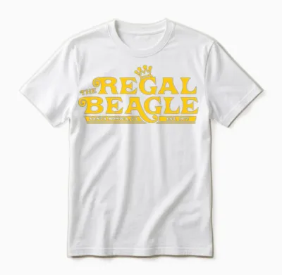 Regal Beagle - Three's Company Unisex T-Shirt - White