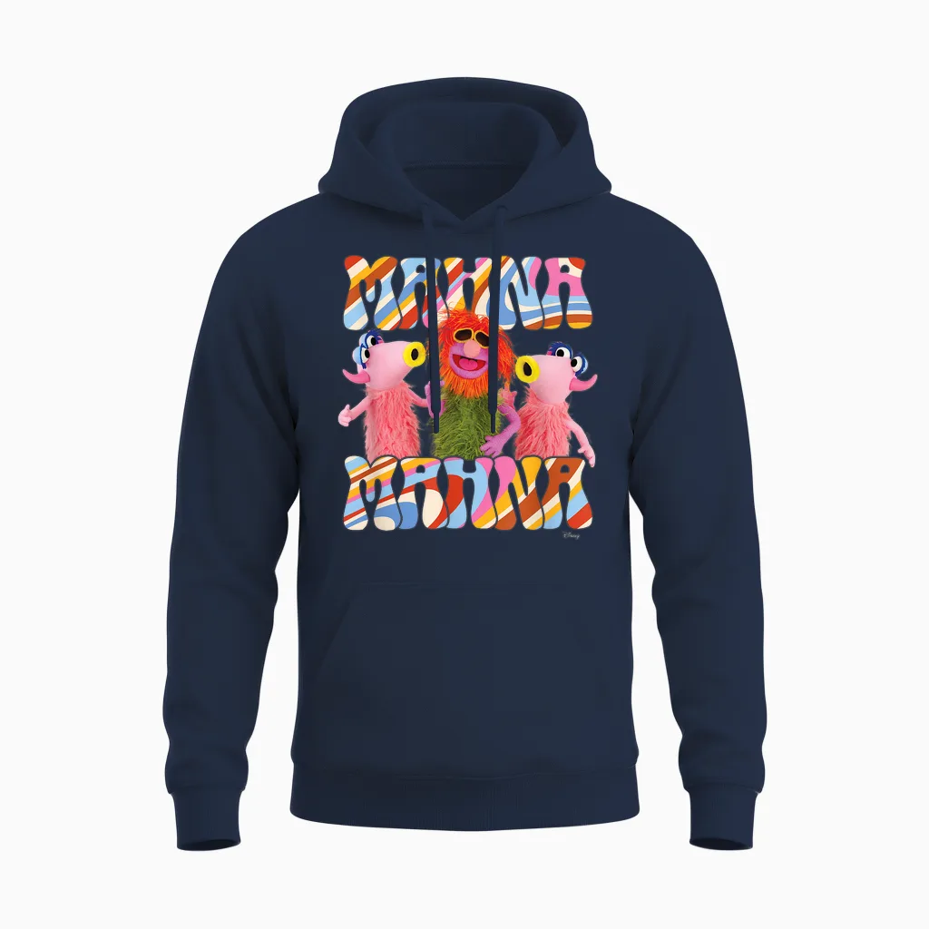 The Muppets - Mahna Mahna Unisex Hoodie in Navy