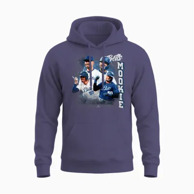 Mookie Betts | Los Angeles Baseball Mlb Player | Mlbbet5004 Unisex Hoodie - Heather Sport Dark Navy