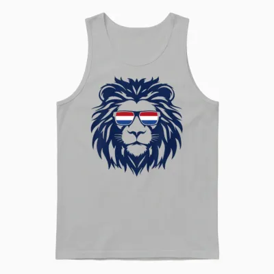 Nederland Lion, Netherlands Flag. Kids Holland Dutch, Orange Unisex Tank Top - Ash