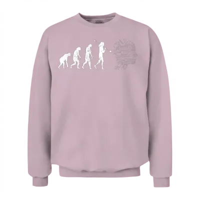 Ai Evolution - Funny Artificial Intelligence Unisex Sweatshirt - Light Pink