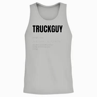 Funny Pickup Truck Guy Gift - Truck Guy Definition Unisex Tank Top - Ash