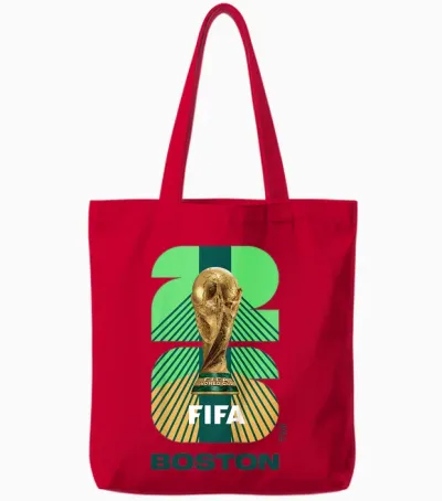 Enfant Coupe Du Monde Fifa 26 Boston Trophy Couleur Tote Bags - Red