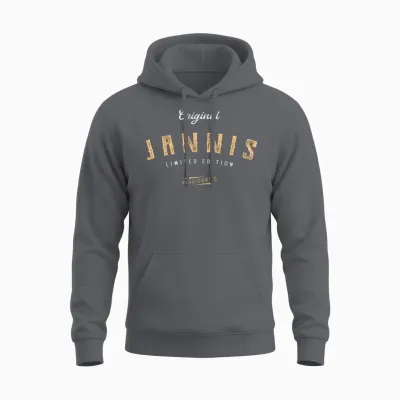 Jannis Limited Edition Unisex Hoodie - Charcoal