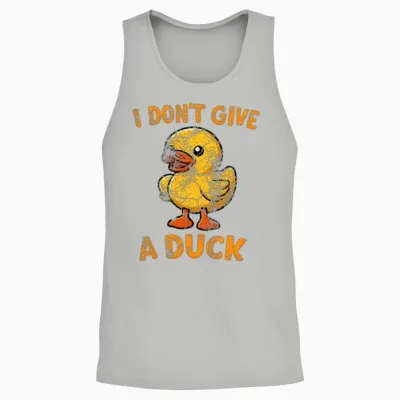 Bold Duck Attitude Unisex Tank Top - Ash
