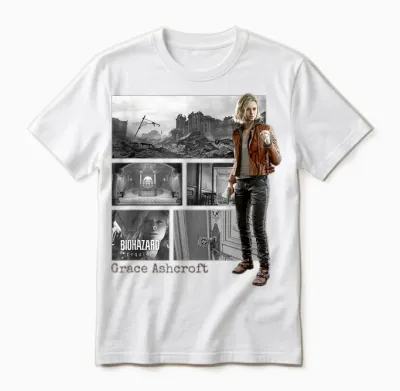 Resident Evil Requiem Grace Fp Unisex T-Shirt - White