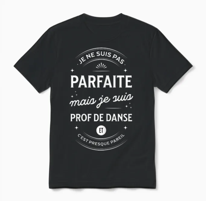 Gift Idea Dance Teacher Humor Dancer Woman T-Shirt, Black, Female X-Small Unisex T-Shirt in Black