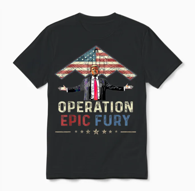 Operation Epic Fury Unisex T-Shirt in Black