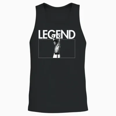 Muhammad Ali Legend Unisex Tank Top - Black