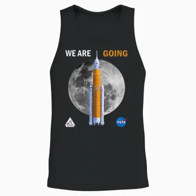 Nasa Artemis We Are Going Mond Sls Insignia Logo Unisex Tank Top - Black