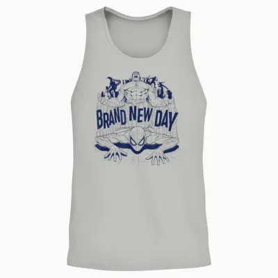 Marvel Studios Spider-Man: Bnd Movie 2026 Hulk & Villains Unisex Tank Top - Ash