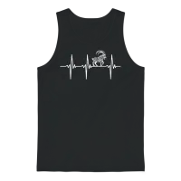 Heartbeat for Capricorns Unisex Tank Top - Black – 1