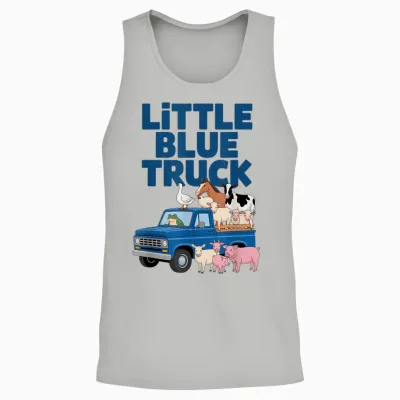 Little Blue Truck Shirt Toddler Animals Little Blue Truck Unisex Tank Top - Ash