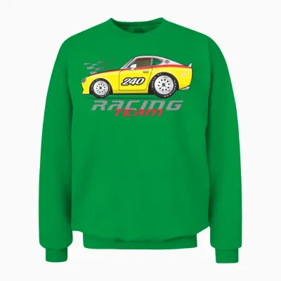 Racing Yellow Unisex Sweatshirt - Irish Green