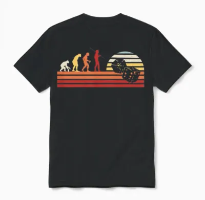 Retro Vintage Board Games Unisex T-Shirt - Black
