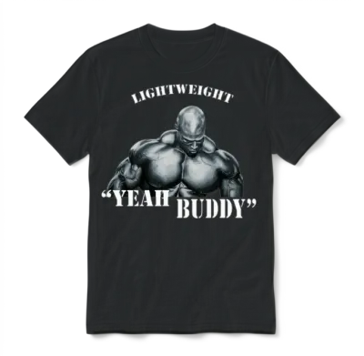 Ronnie Coleman Light Weight Baby Unisex T-Shirt - Black
