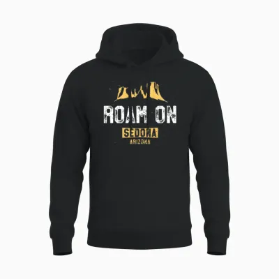 Funny Sedona Roam on Arizona Hiking Unisex Hoodie - Black