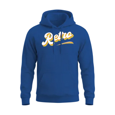 Retro Cool Unisex Hoodie - Royal