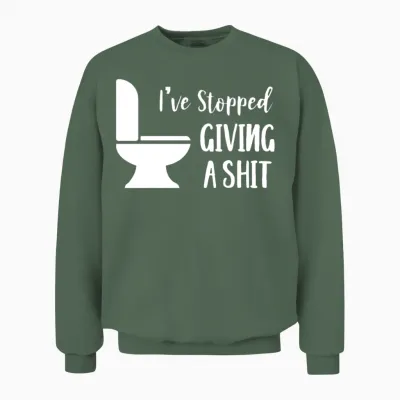 Funny Ostomate Gift - Colostomy Ileostomy Survivor Unisex Sweatshirt - Military Green