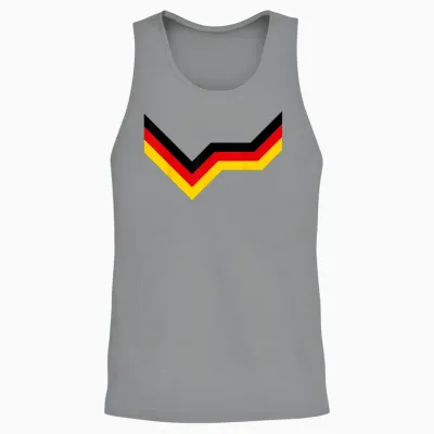 Deutschland Deutsche Flagge Fan Unisex Tank Top - Sport Grey