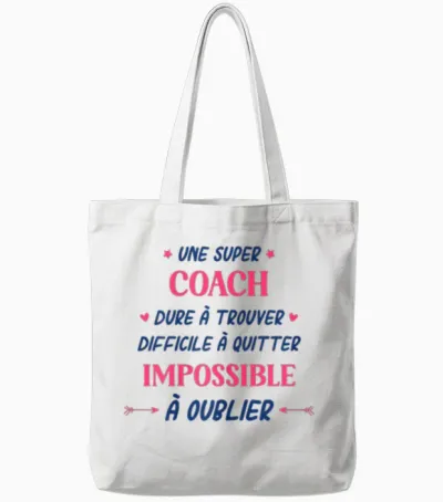 Women's Sports Coach Coach Super Coach Tote Bags - White