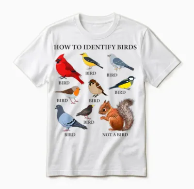 How to Identify Birds Funny Birds Identification Birdwatcher Unisex T-Shirt - White