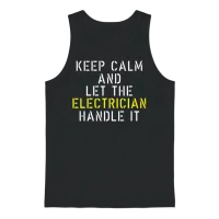 Funny Electrician — Electricians Gift Unisex Tank Top - Black – 1