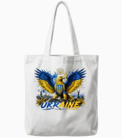 T-Shirt Ukraine Drapeau Carte Graphique Pour Les Amoureux De L'ukraine Tote Bags - White