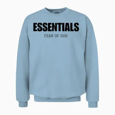 Essentials T-Shirt for Men Unisex Sweatshirt - Light Blue