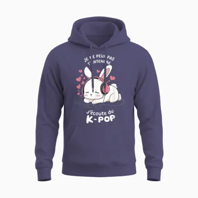 K-Pop T-Shirt | T-Shirts for Girls & Women Gifts K-Pop T-Shirt, Black, S Unisex Hoodie - Heather Sport Dark Navy
