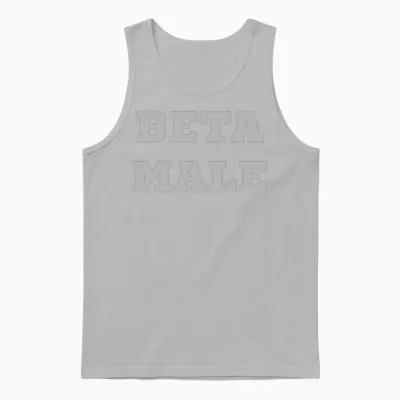 Beta Male Unisex Tank Top - Ash