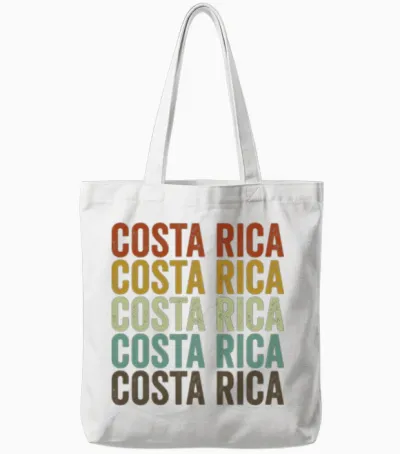 Cook Islands Retro Vintage Tote Bags - White
