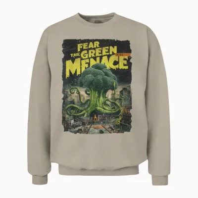 Moderne Hip Hop Y2k Vintage Graffiti Edgy Urban Streetwear Unisex Sweatshirt - Sand