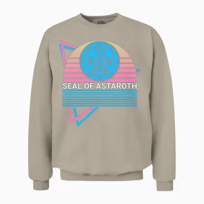 Seal of Astaroth Sigil Retro Unisex Sweatshirt - Sand