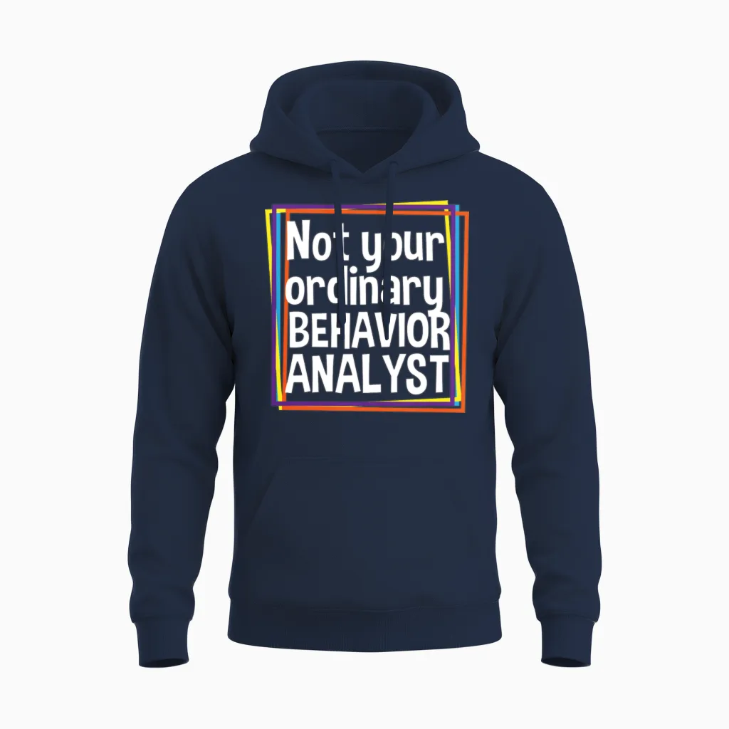 Funny Behavior Analyst Unisex Hoodie in Navy