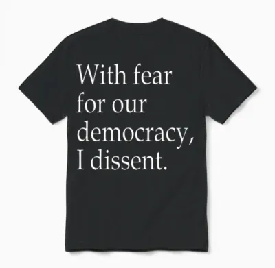 I Dissent Unisex T-Shirt - Black