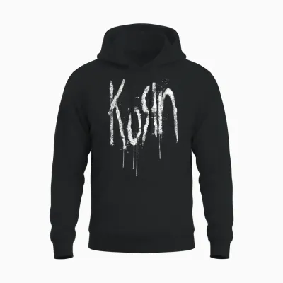 Korn Classic Logo Unisex Hoodie - Black