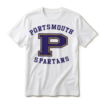 Old School Lions Portsmouth Spartans Unisex T-Shirt - White