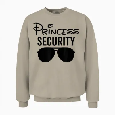 Princesse Sécurité Papa Copain Mari Grossesse Unisex Sweatshirt - Sand