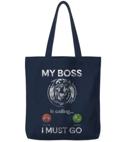 Pedigree Dog Service Dog Masters Courage Tote Bags - Navy