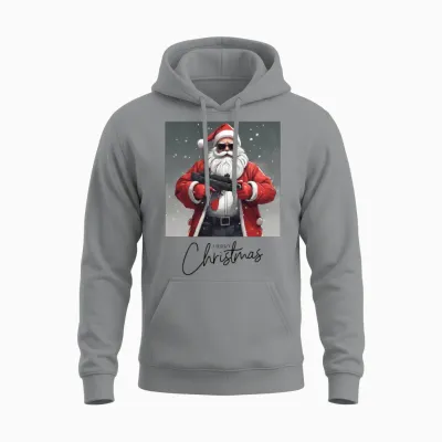 Santa Claus Unisex Hoodie - Sport Grey