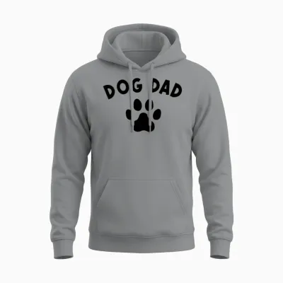 Dog Dad Unisex Hoodie - Sport Grey
