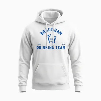 Bräutigam Drinking Team Jga Junggesellenabschied Party Motiv Unisex Hoodie - White