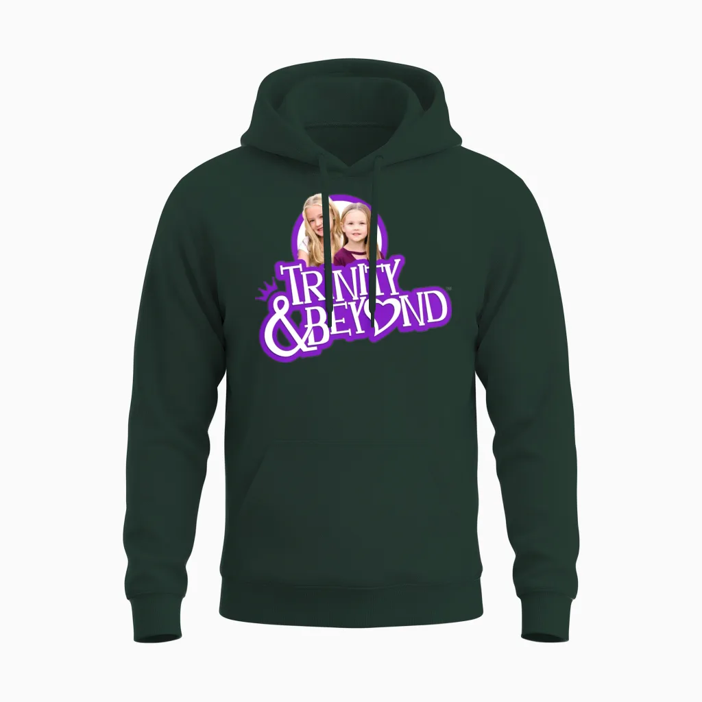Trinity and Beyond Logo Unisex Hoodie in Forest