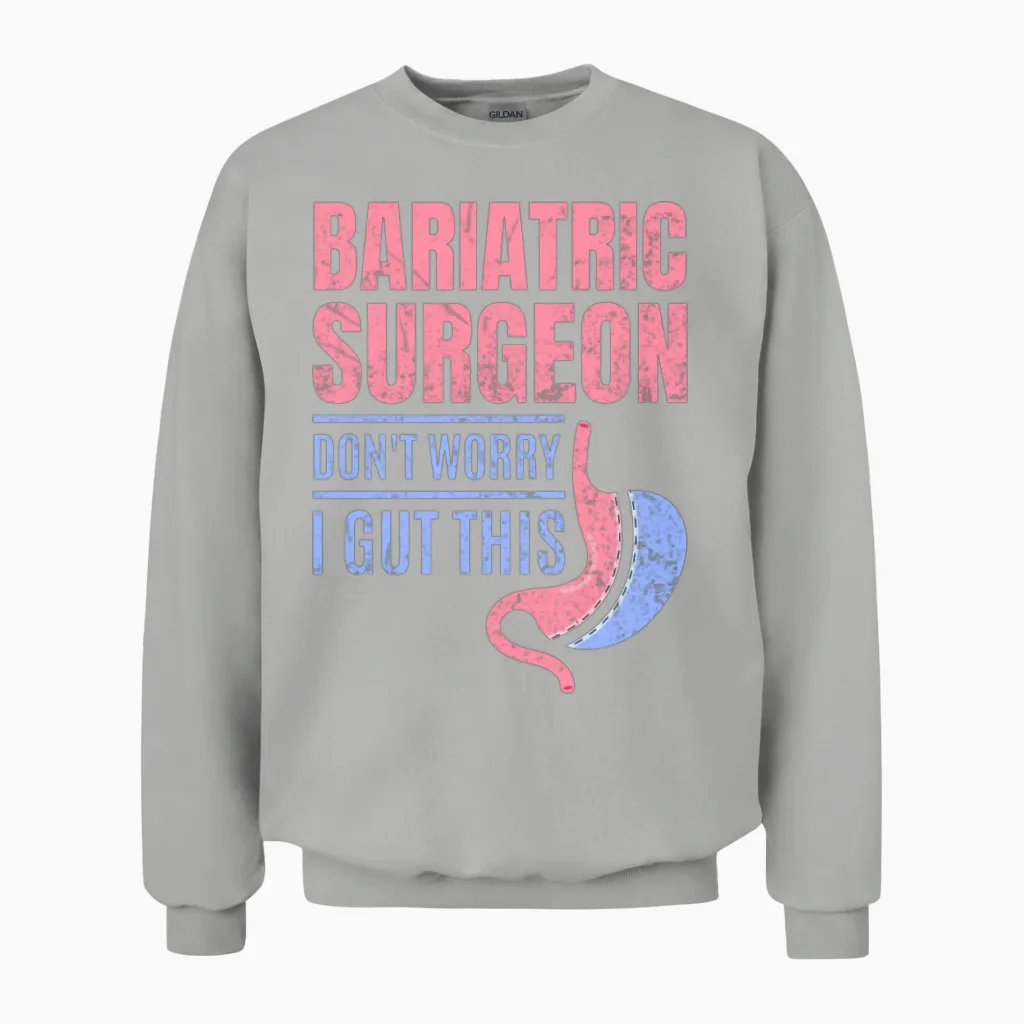 Funny Gastric Unisex Sweatshirt in Ash