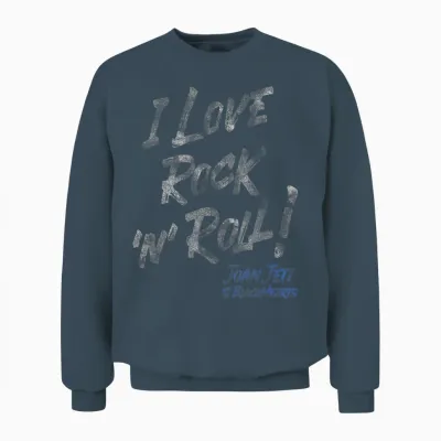 Joan Jett Et Les Blackhearts - J'adore Le Rock 'n' Roll Unisex Sweatshirt - Dark Heather